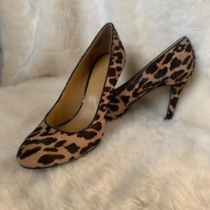 Leopard print heels